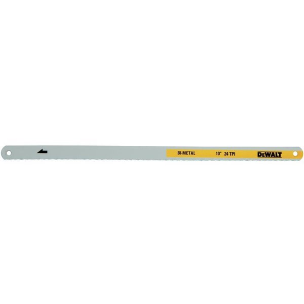 Stanley DeWalt 10 in. Bi-Metal Hacksaw Blade 24 TPI 2 pk DWHT20549